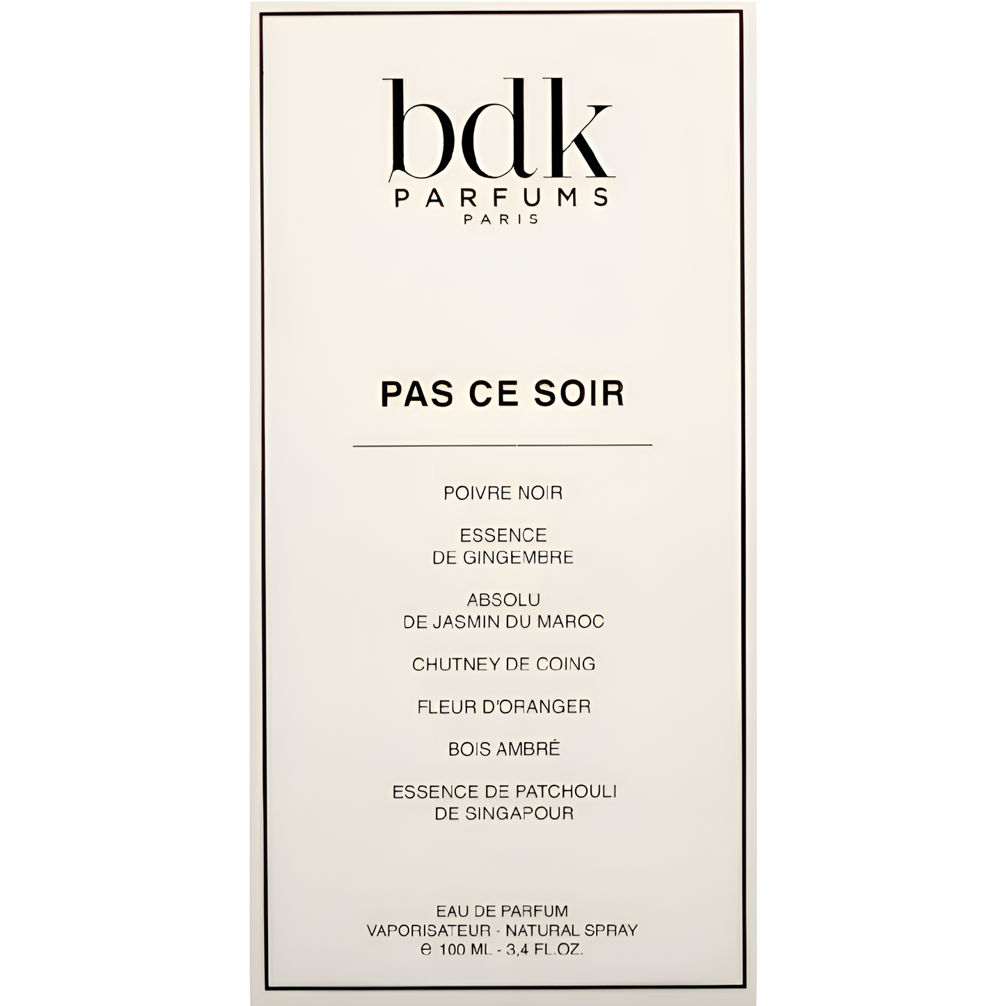 BDK Parfums Pas Ce Soir EDP 100 ml